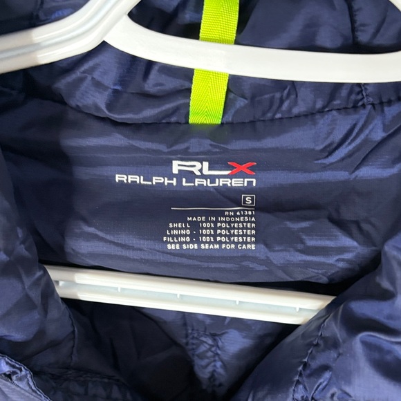 Ralph Lauren RLX Blue Puffer Jacket - Picture 2 of 4